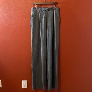 Djerf Avenue Women’s The Favorite Pant Gray‎ Wide Leg Breezy Lagenlook Trousers